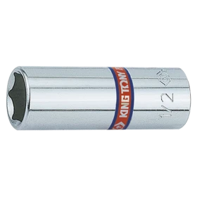 Douille longue en pouces 6 pans 1/4" King Tony