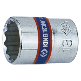Douille standard métrique 12 pans 1/4" King Tony