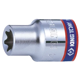 Douille standard pour vis mâles Torx® 1/4" King Tony