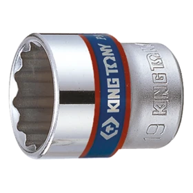 Douille standard métrique 12 pans 3/8" King Tony