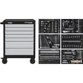 Servante d'Atelier LT700 - 7 Tiroirs équipés de 301 Outils KRAFTWERK - 102.107.204