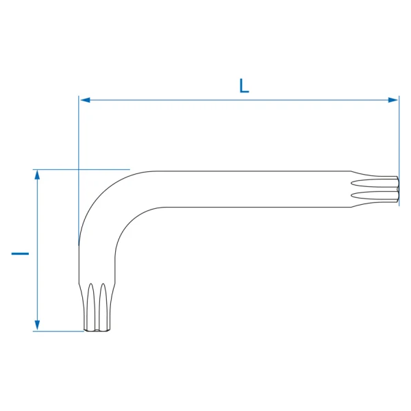 Clé mâle TORX® longue King Tony