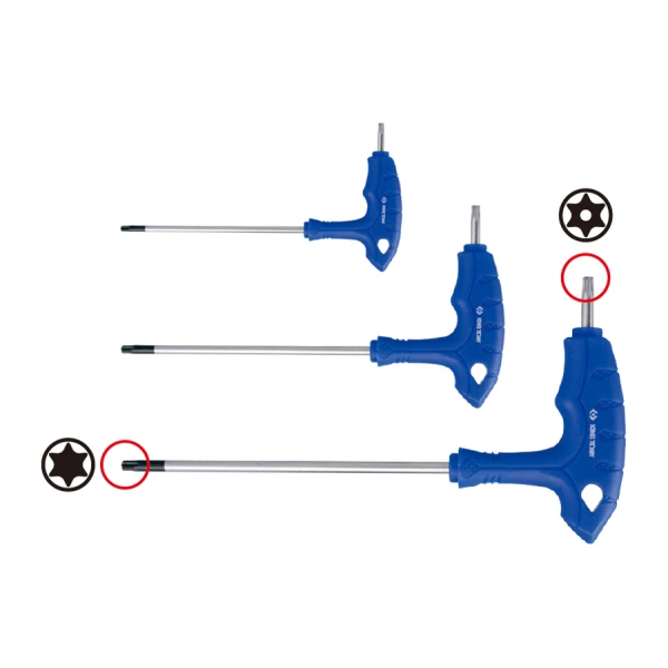 Clé mâle TORX® et RESISTORX® à poignée en L Torx® King Tony