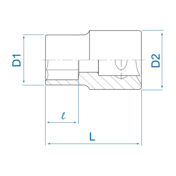 Douille standard pour vis mâles Torx® 3/8" King Tony