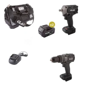 Pack Boulonneuse + Perceuse + 2 Batteries + Chargeur + Sac CLAS - PW 8030