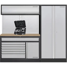 Mobilier d'atelier 3 éléments MOBILIO Combi Large 2 Portes / Visseuse Offerte Kraftwerk - 3964K-H2W1-K1