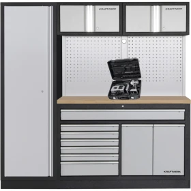 Mobilier d'atelier 3 éléments MOBILIO Combi Large / Visseuse OFFERTE Kraftwerk - 3964K-H1W2-K2