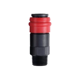 Raccord en composite fileté mâle (Ø 6 mm, ISO 6150-B) M7