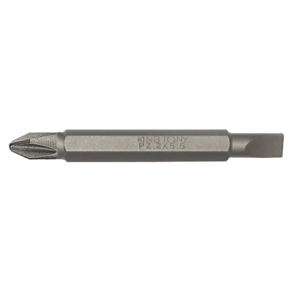 Embout de vissage réversible PHILLIPS® et à fente 1/4"