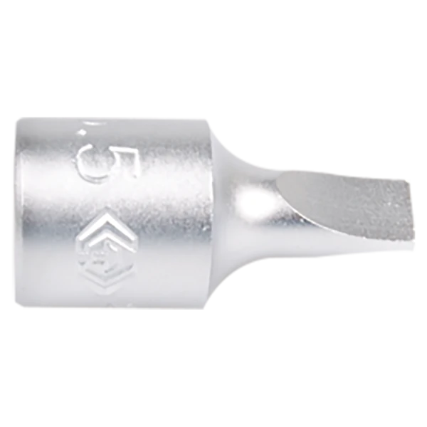 Douille tournevis monobloc à fente 1/4"