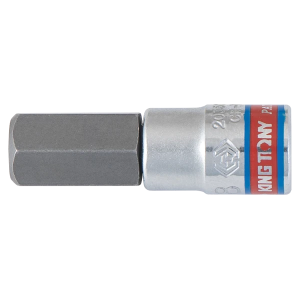 Douille tournevis 6 pans en pouces 1/4"