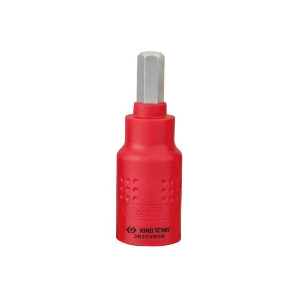 Douille tournevis 3/8" 6 pans isolée VDE