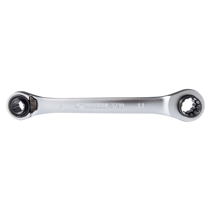Jeu De Clés Polygonales Et à Fourche BOXO BX057 – 4 Pièces, Tailles 27-29-30-32 Mm, En Insert