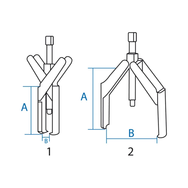 Extracteur à griffes croisées pour pignon