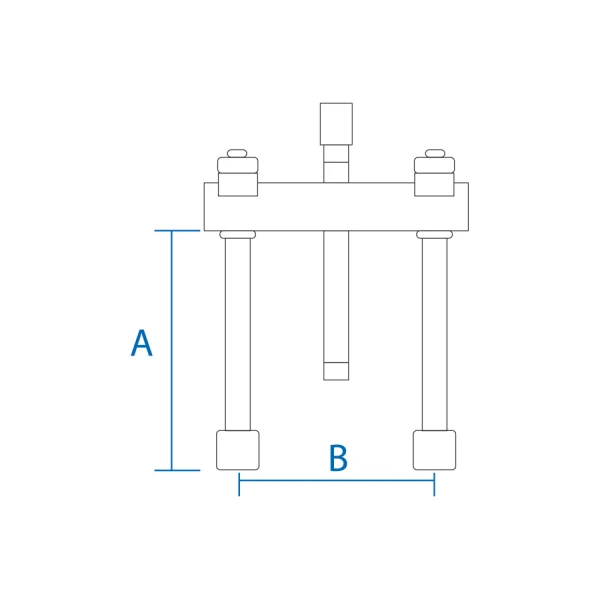 Potence pour décolleur affiné 2 branches
