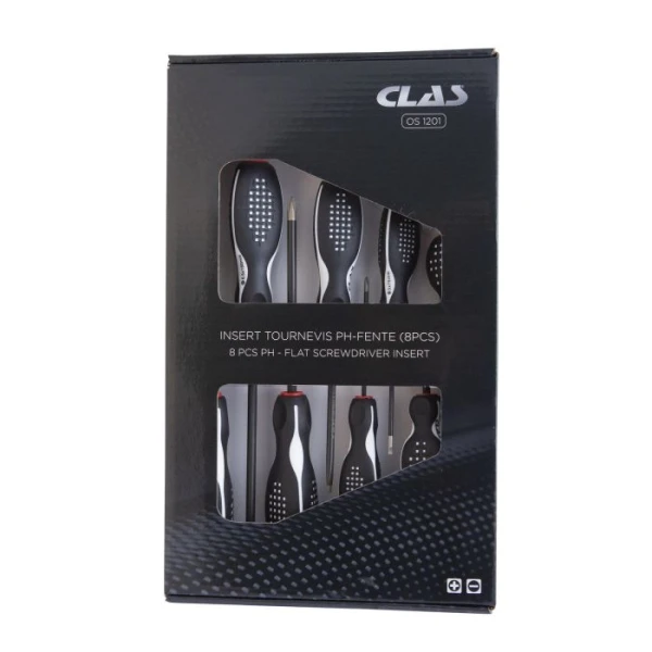 Set Tournevis Diamant PH-Fente 8Pcs CLAS - OS 1201