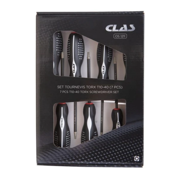 Set Tournevis Diamant TORX T10-T40 7pcs CLAS - OS 1211