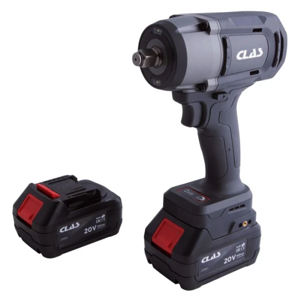 Boulonneuse 1/2" 1180Nm 20V Brushless + 2 Batteries 4Ah + Chargeur CLAS - PW 1180