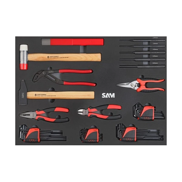 Servante Équipée 244 Outils avec Paddle Offert SAM Outillage - CPP-224PM6
