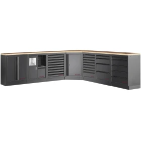 Mobilier d'Atelier d'Angle Bas 7 éléments COMBI MOBILIO BLK KRAFTWERK - 3964M-BLK