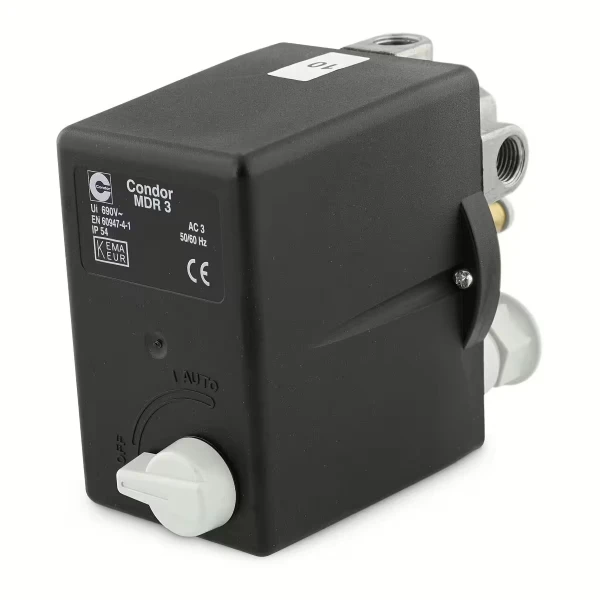 Pressostat 4 voies filetage 3/8" pour Compresseur 7,5CV Triphasé MDR3 10 bars ABAC - 2236112292