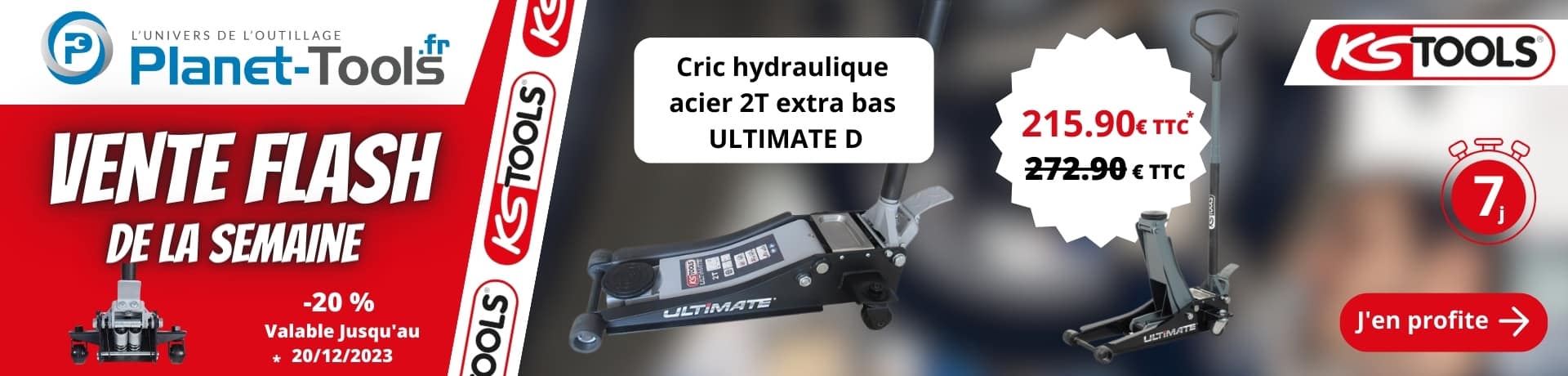 Promo Cric hydraulique Acier 2T Ks Tools - Blog Planet Tools