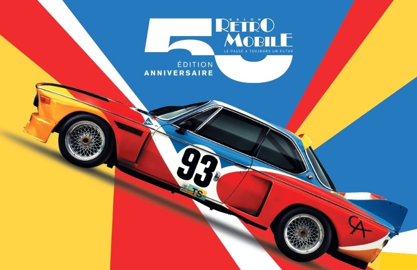 affiche du salon Rétromobile