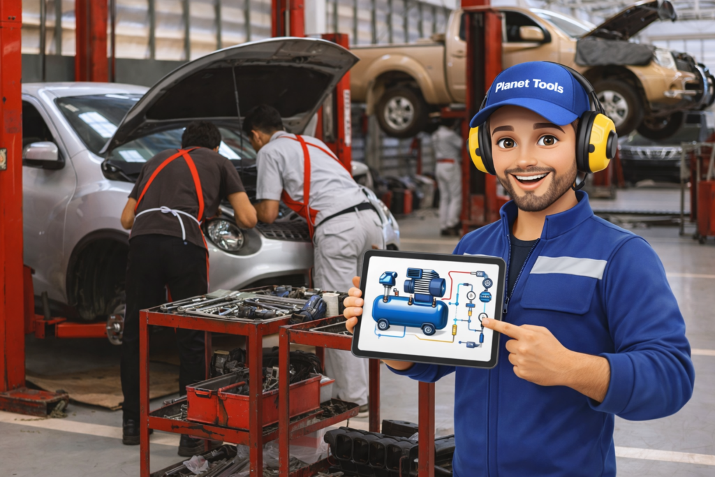 L'assistant Easy Air, spécialisé en réseau d'air comprimé pour les mécaniciens