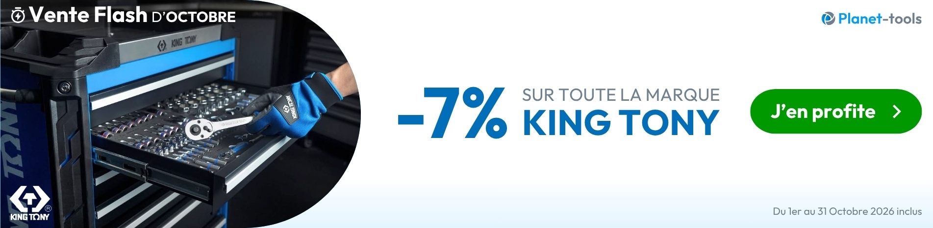 Vente Flash Octobre 2026 - King Tony