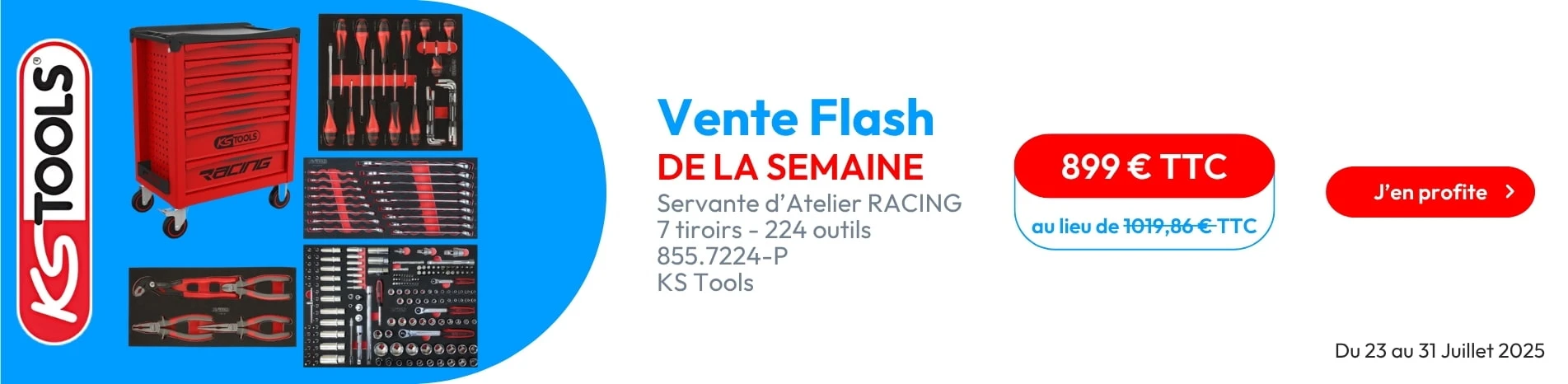 Vente Flash du 23 au 31 juillet 2025